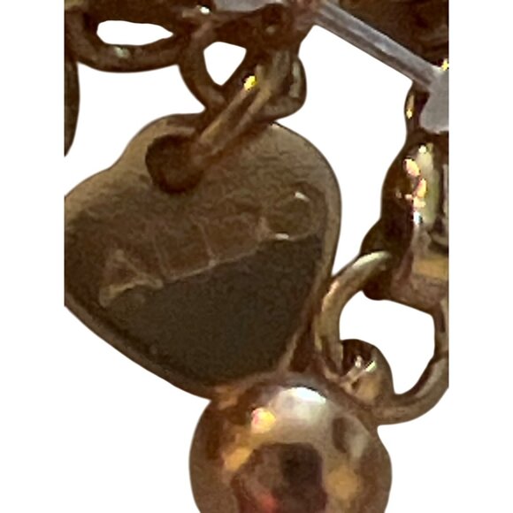 Aldo Set of 4 Gold Tone Bracelets Chain Hamsa Clear Rhinestones Slide Adj NWOT - Picture 4 of 4